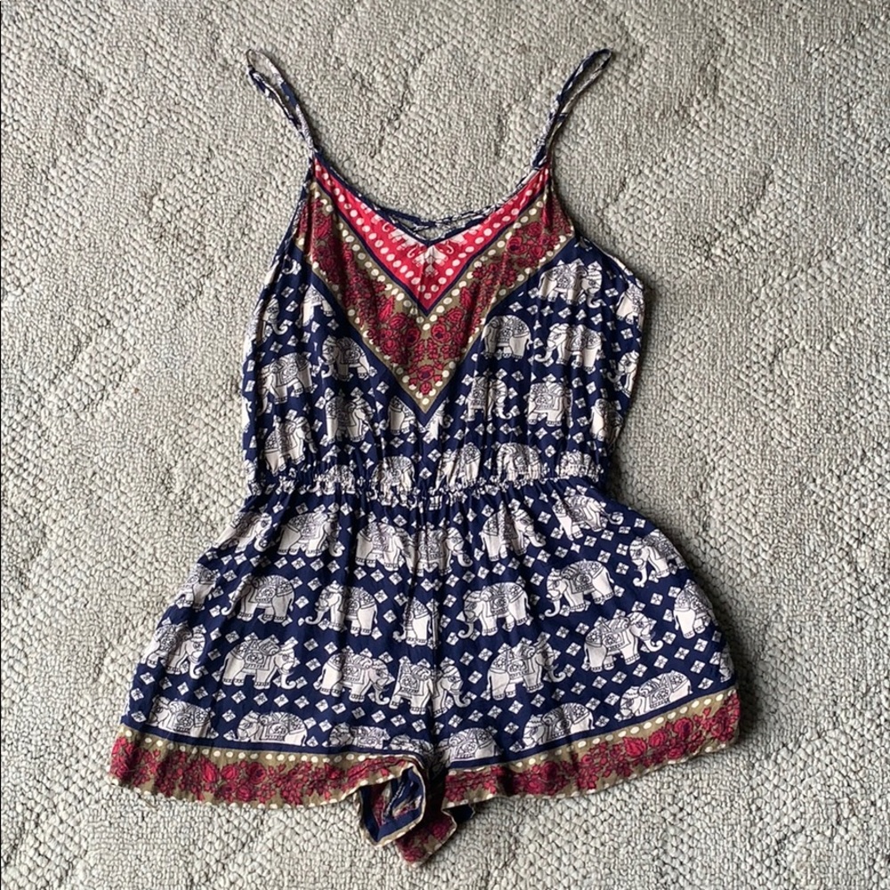 Elephant print Romper!